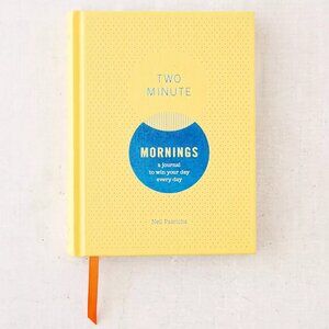 CHRONICLE BOOKS Two Minute Mornings Hardcover Prompts Guided Journal NEW